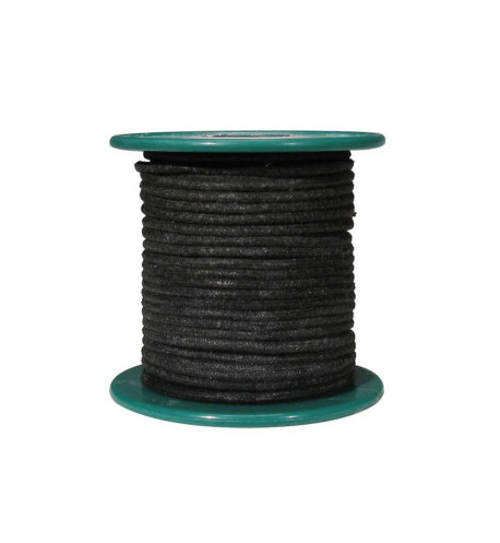15 m black cloth covered wire
