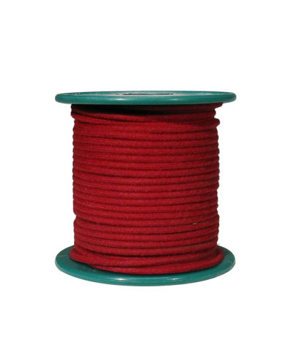 15 m red cloth covered wire