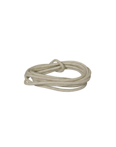 1 m white cloth covered wire