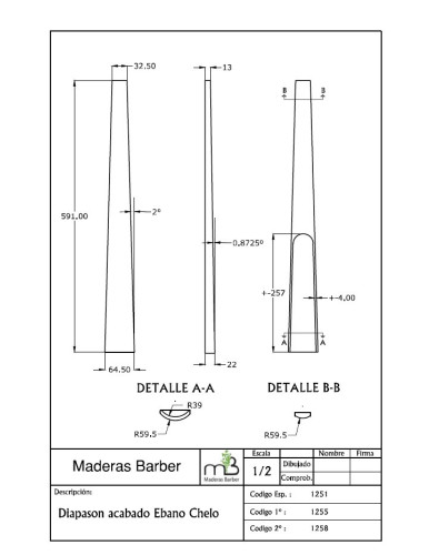 AAA Ebony Round Cello Finished Fingerboard 2