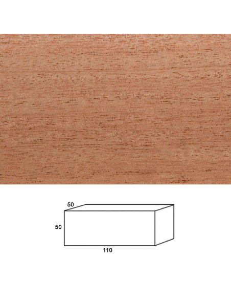 African Mahogany wood for lathe