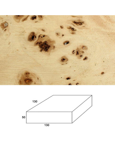 Madera de Lupa de Chopo para torno 2