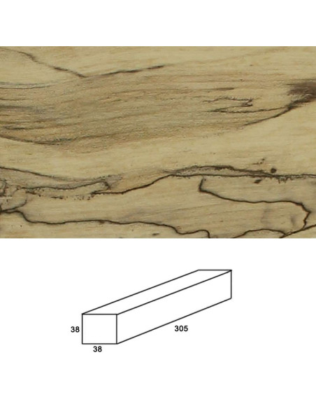 Spalted Maple wood for lathe