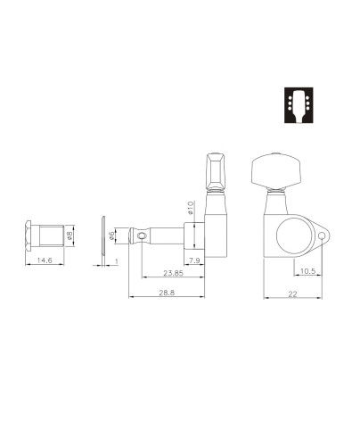 Clavijero Ping Well® 1271CS 2