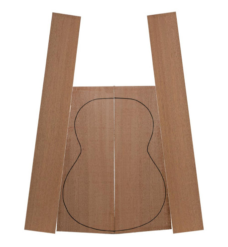 African Mahogany Set for Classic Guitar