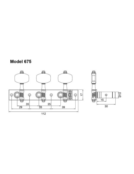 Clavijero Perona 675B