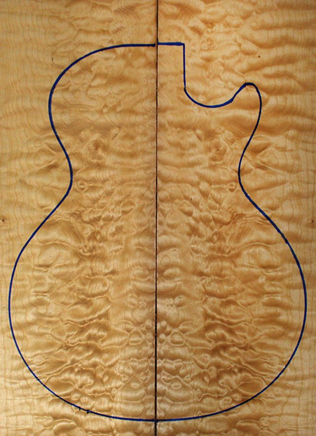 AAA Quilted Maple Drop Top
