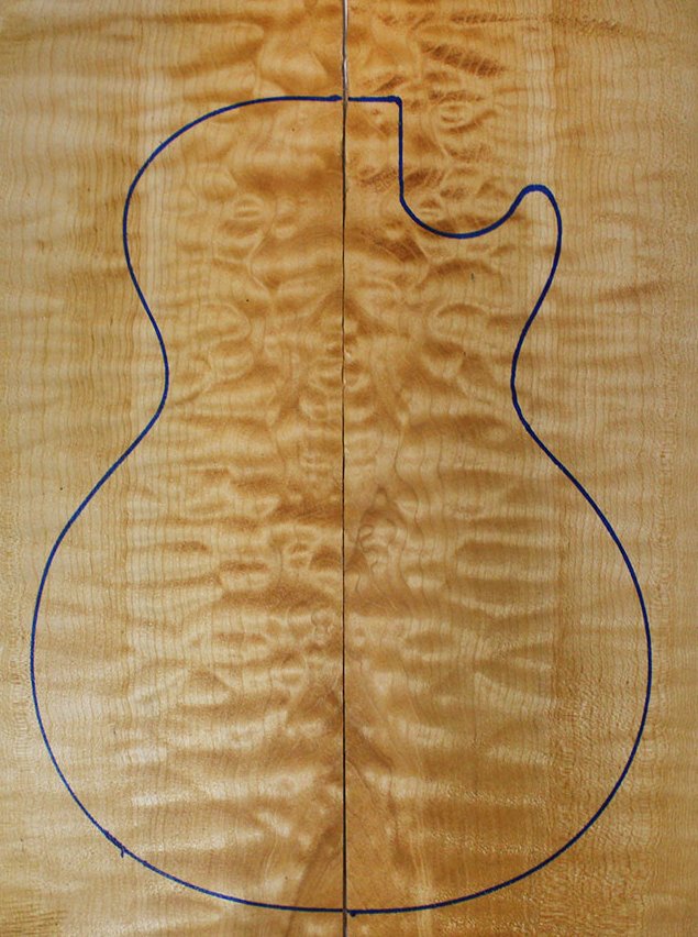 AA Quilted Maple Drop Top