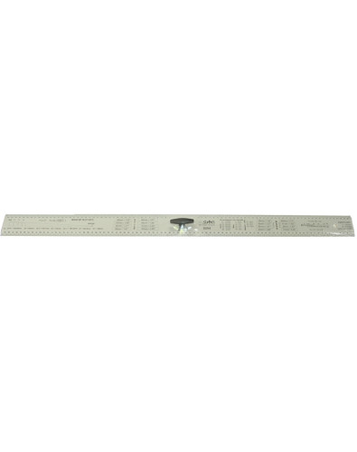 Luthier Straightedge ruler handle 90 cm.
