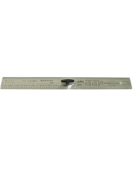 Luthier Straightedge ruler handle 60 cm.