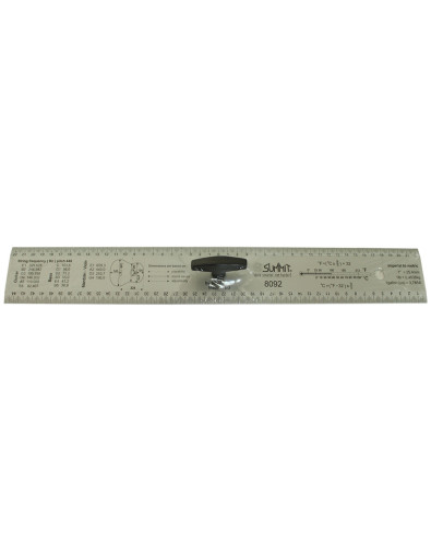 Luthier Straightedge ruler handle 45 cm.