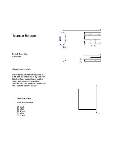 Marcelo Barbero Flamenco Guitar Plan