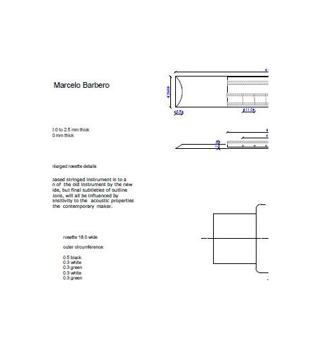 Marcelo Barbero Flamenco Guitar Plan