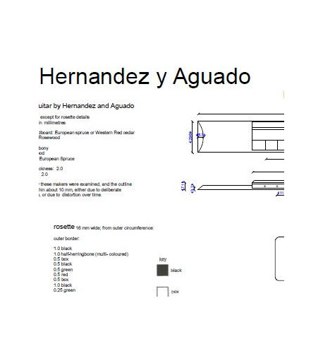 Hernandez y Aguado Classic Guitar Plan