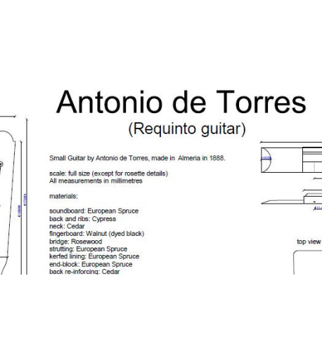 Plano Requinto Antonio  de Torres
