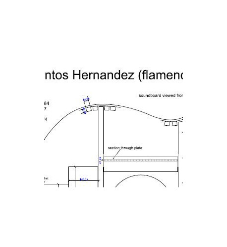 Santos Hernandez Flamenco Guitar Plan