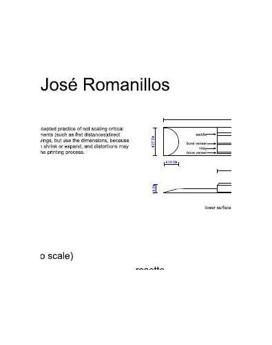 Jose Romanillos Classic Guitar Plan