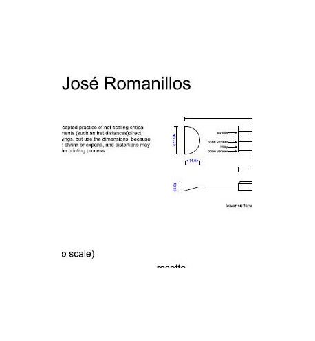 Plano Guitarra Clásica Jose Romanillos