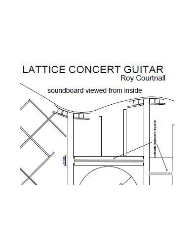Plano Guitarra Concierto Lattice-Braced