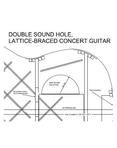 Lattice Braced Concert Guitar Plan