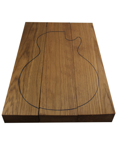 Cuerpo Fresno Torrefacto Guitarra Eléctrica / Bajo Electrónico 2