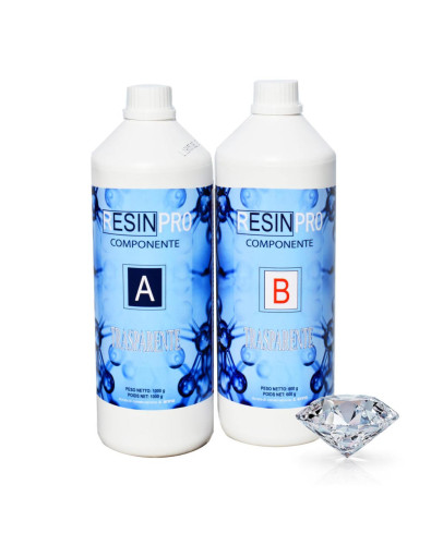 Epoxy resin, Epoxy Food safe, transparent, 1.55 kg