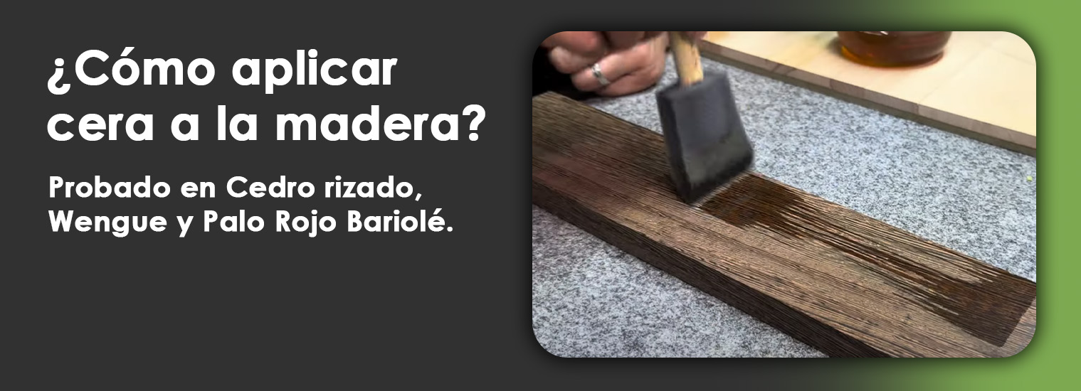 acabado a la cera en madera