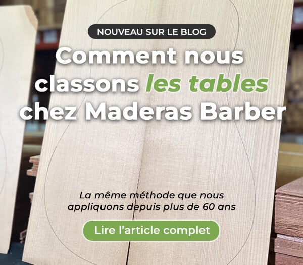 Article Comment nous classons les tables pour guitare