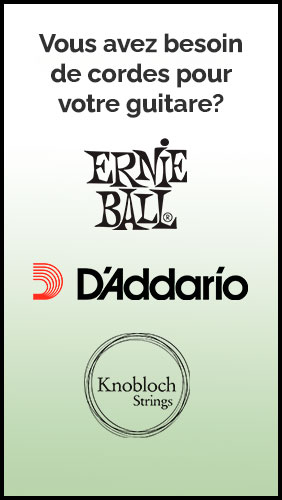 Cuerdas guitarra ernie ball d´addario Knobloch