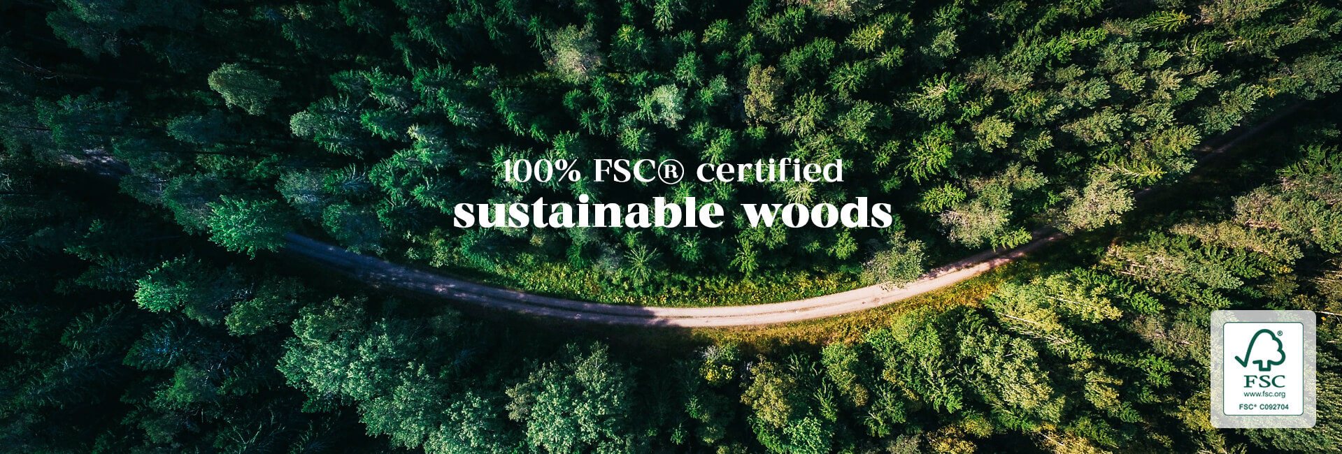 100% fsc certified woods