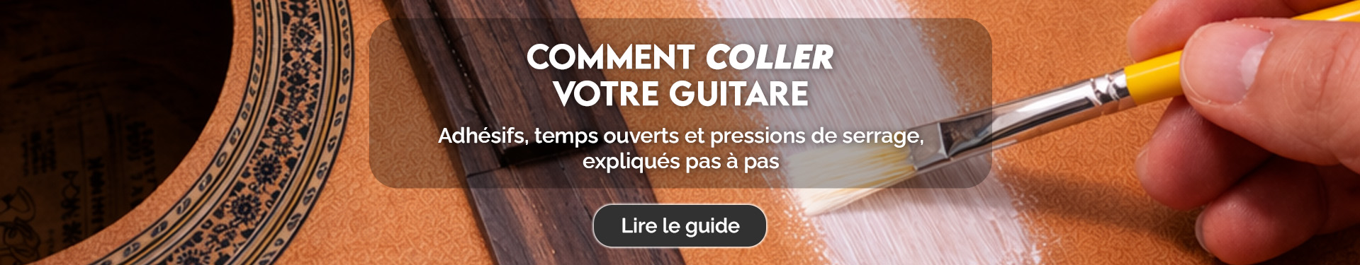 Comment coller votre guitare