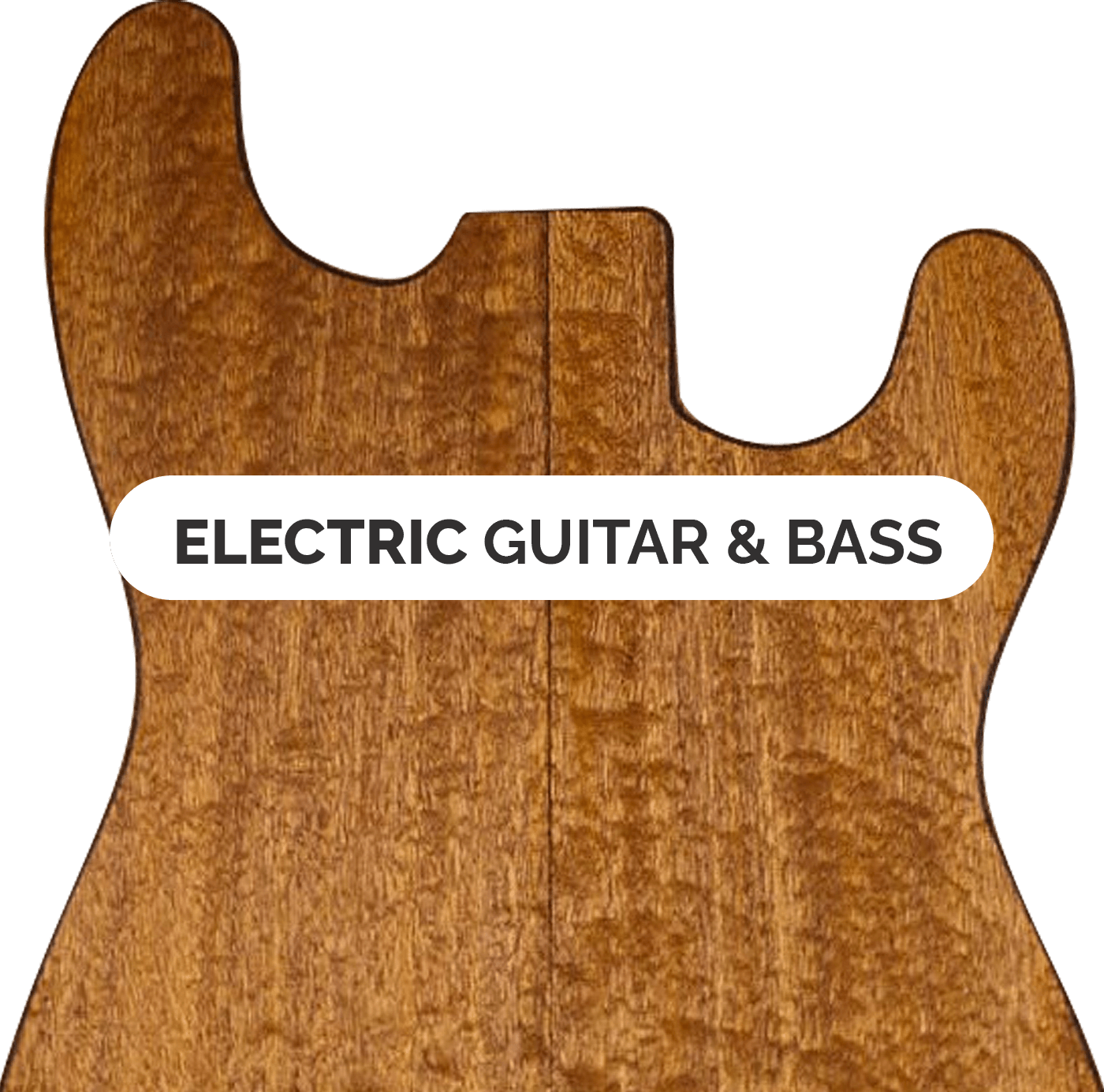 electric guitar and bass