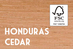 honduras cedar fsc 100%