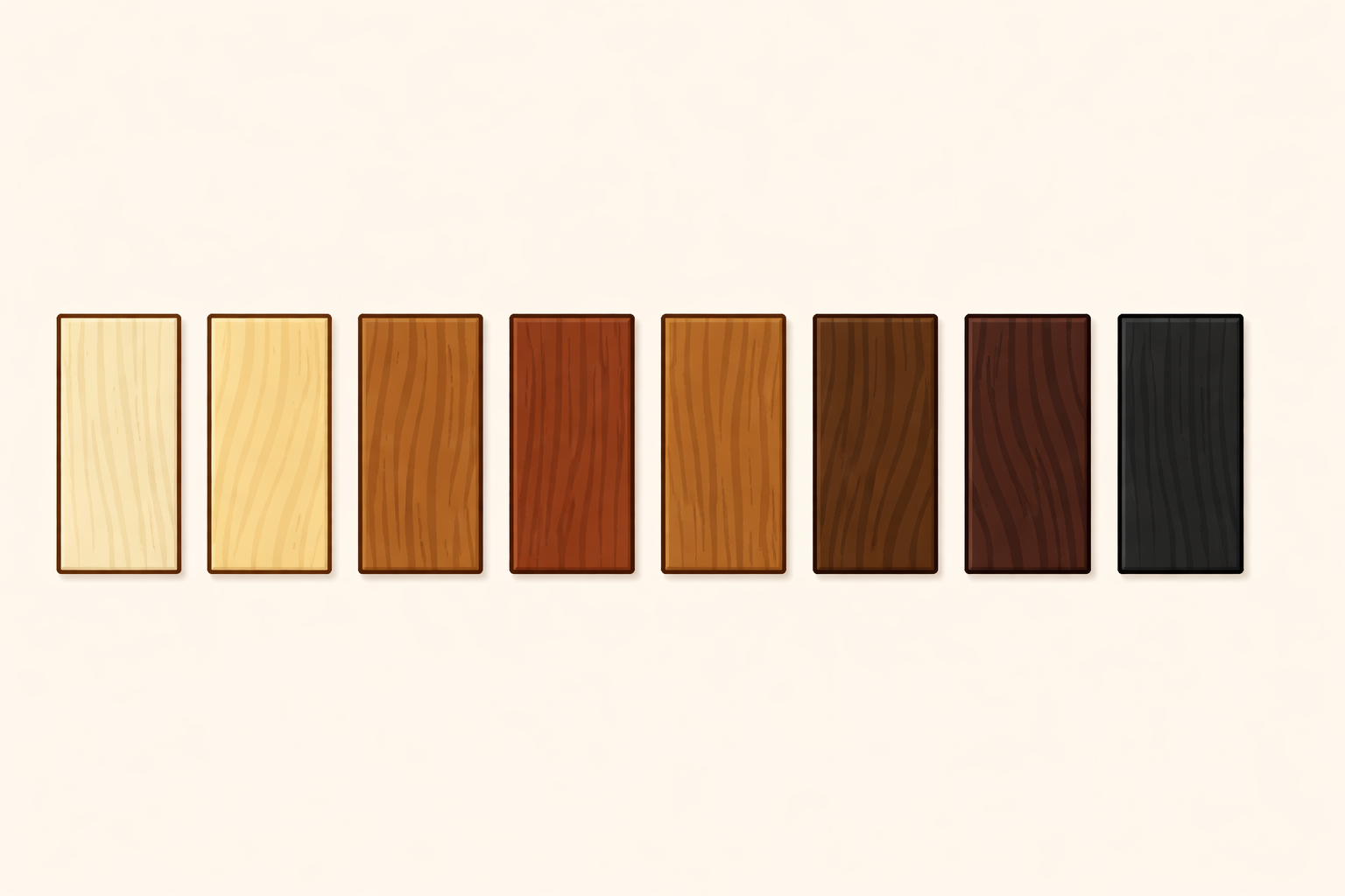 Tonewood species palette for lutherie