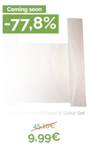 -77,8% on Walnut classical guitar set