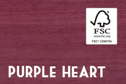 purple heart fsc 100%