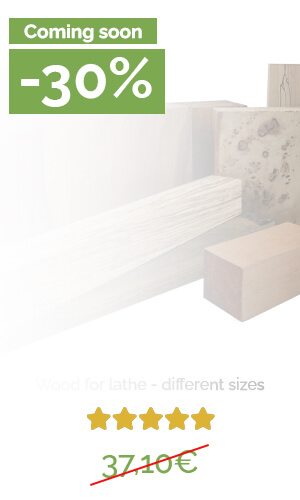 -30% on wood for lathe different sizes