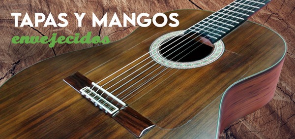 Tapas y mangos envejecidos para auténticas guitarras relic