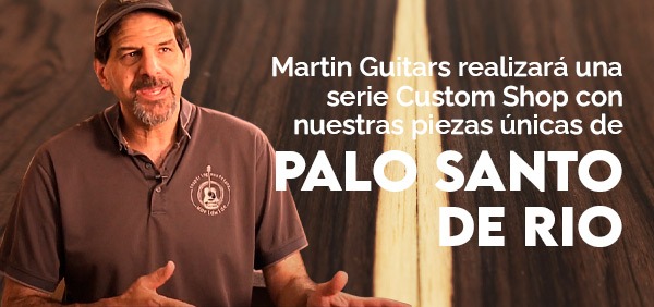 Martin Guitars réalisera une série Custom Shop avec du Dalbergia Nigra de Maderas Barber !