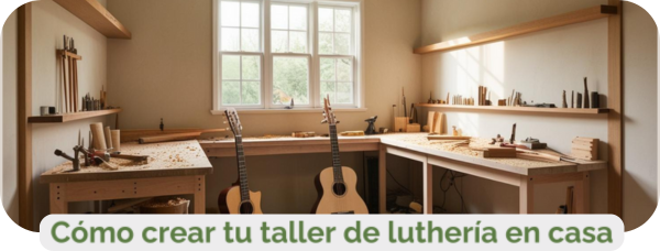 Cómo crear tu taller de luthería en casa