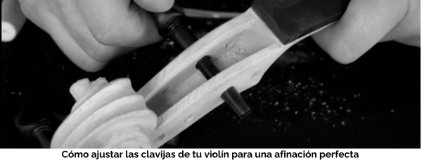 Cómo instalar correctamente las clavijas en un violín